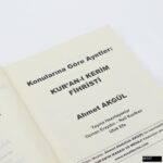 Orta Boy Cilt Bezi Konularına Göre Ayetler Kur'an-ı Kerim Fihristi - AHMET AKGÜL - Görsel 2