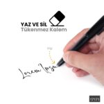 Silinebilir Tükenmez Kalem - Siyah - Görsel 5