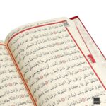 Sancak Serisi Dikey Lüks Kadife Plaket Kuran Kutusu + Sancak Serisi Orta Boy Bilgisayar Hatlı Arapça Kadife Kuran-ı Kerim - Kırmızı - Görsel 4