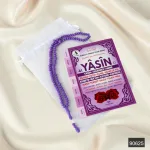 10'lu Tül Kese İçerisinde Çanta Boy Yasin ve Tesbih Hediye Seti - Görsel 5